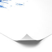 Poster Guayaquil Equateur Skyline Blue (Coin)