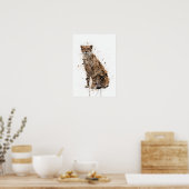 Poster Guépard (Cuisine)