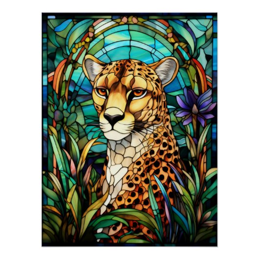 Poster Guépard (Devant)