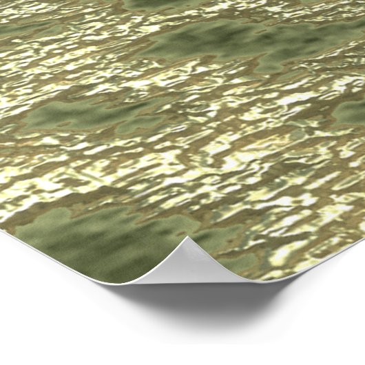 Poster guépard métallique (Coin)