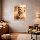 Poster Guépard — Vitesse sans excuses