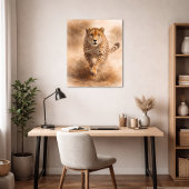 Poster Guépard — Vitesse sans excuses