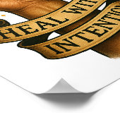 Poster Guérir Avec Intention - Pos Spirituels De Guérison (Coin)