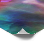 Poster Guérir la Couronne Chakra Art Poster/Imprimer (Coin)