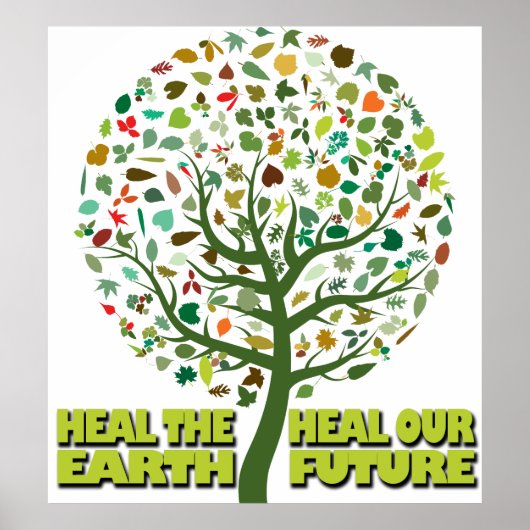 Poster Guérir la Terre Guérir notre avenir (Devant)