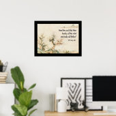 Poster Guérir l'âme d'abord Citation (Bureau à domicile)