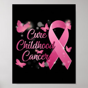 Poster Guérir le cancer infantile Mois de sensibilisation
