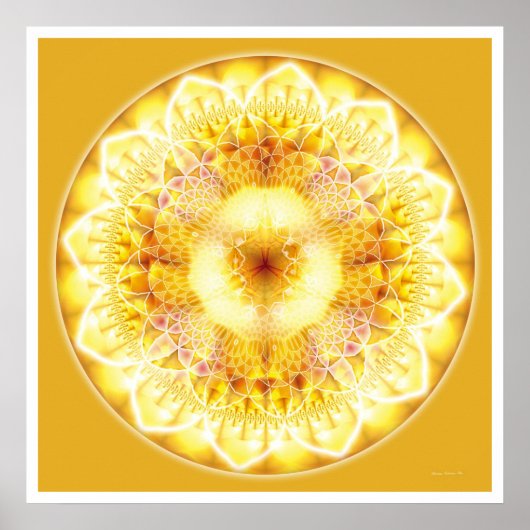 Poster Guérir Mandala 1 (Devant)