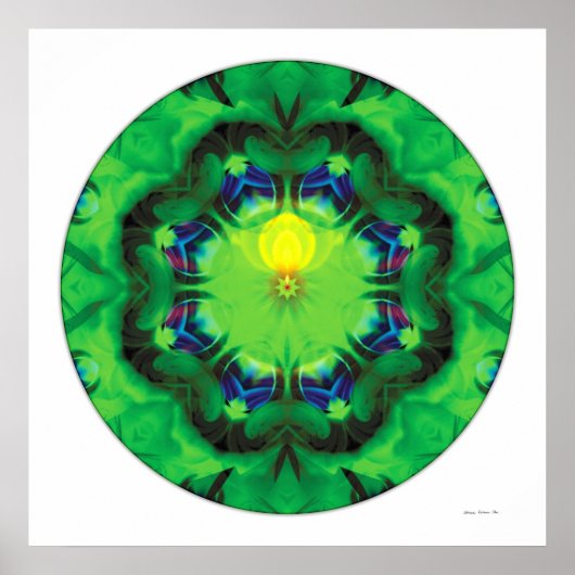Poster Guérir Mandala 3 (Devant)