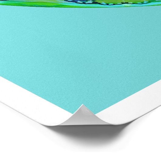 Poster Guérir Mandala 4 (Coin)