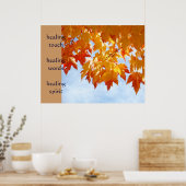 Poster guérison toucher art guérison mots de guérison imp (Cuisine)