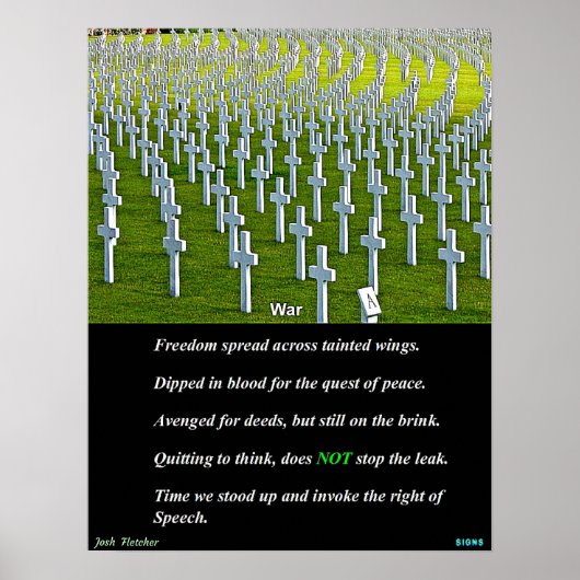 Poster Guerre (Devant)