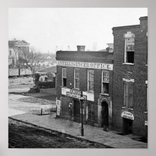 Poster Guerre civile à Atlanta, 1864