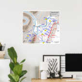 Poster Guerre civile américaine Bataille de Chattanooga 1 (Bureau à domicile)