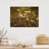 Poster Guerre civile américaine Bataille du désert (Cuisine)