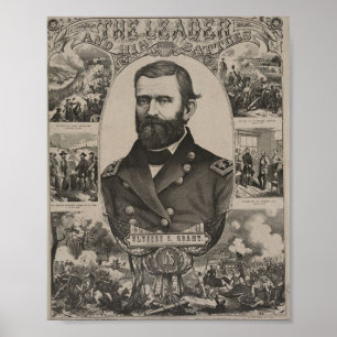 Poster Guerre civile américaine : Ulysses S. Grant