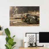 POSTER GUERRE DE GRUNT (Bureau à domicile)