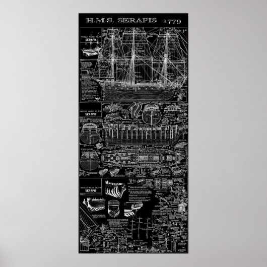 POSTER GUERRE DE LA GRANDE-BRETAGNE 1779 (Devant)