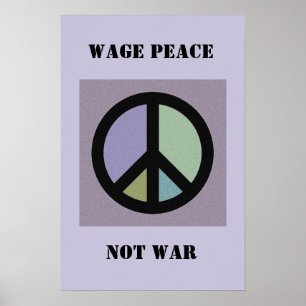Poster Guerre de paix de salaire pas