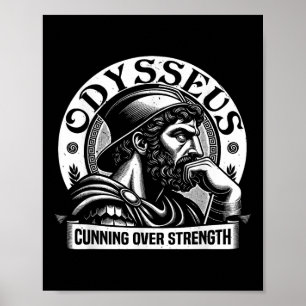 Poster Guerre de Troie Guerrier grec Ancien Mythe grec