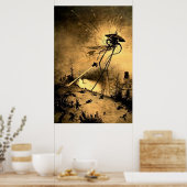 Poster Guerre des Mondes H G Wells (Cuisine)