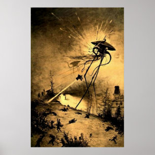Poster Guerre des Mondes H G Wells