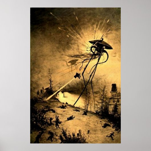 Poster Guerre des Mondes H G Wells (Devant)