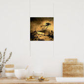 Poster Guerre des Mondes H G Wells Science-fiction (Cuisine)