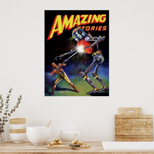 Poster guerre des robots (Cuisine)