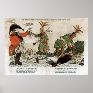 Poster GUERRE DU DESSIN POLITIQUE de 1812