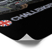 Poster Guerre Froide British Fv4034 Challenger 2 lourd ch (Coin)
