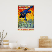 Poster Guerre militaire vintage Recrutement avec un chat (Cuisine)