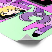 Poster Guerre spatiale entre filles. (Coin)