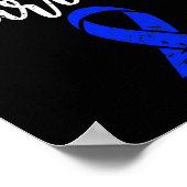 Poster Guerrier Bleu Ruban Décernés à la coordination (Coin)