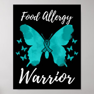 Poster Guerrier d'allergie alimentaire Allergie alimentai