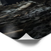 Poster Guerrier de champ de bataille vétéran (Coin)