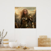 Poster Guerrier de déesse (Cuisine)