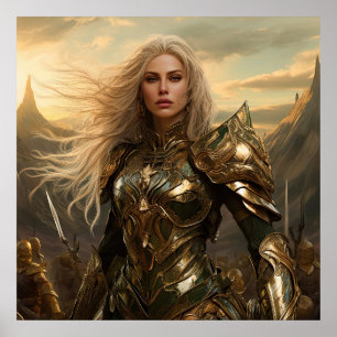 Poster Guerrier de déesse