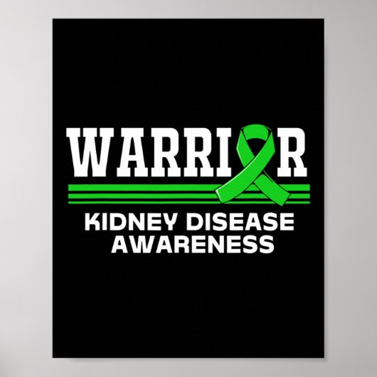 Poster Guerrier de la maladie Kidney (Devant)