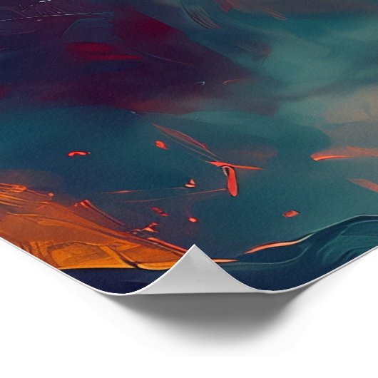 Poster Guerrier de l'ours céleste - Cosmic Samurai Guardi (Coin)