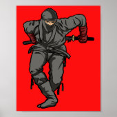 Poster Guerrier de Ninja (Devant)