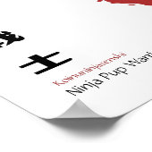 Poster Guerrier de Ninja Pup (Coin)