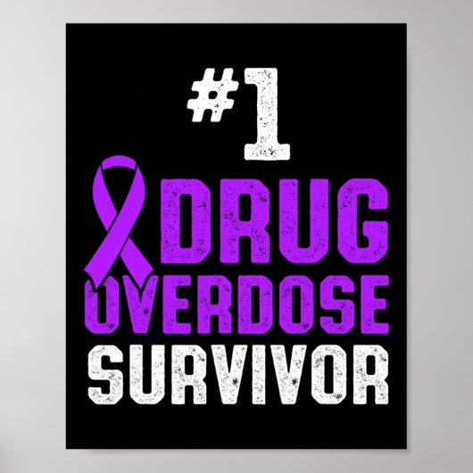 Poster Guerrier de sensibilisation à la surdose 8 (Devant)