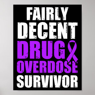 Poster Guerrier de sensibilisation à la surdose de drogue