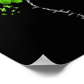 Poster Guerrier de sensibilisation au lymphome de non-hod (Coin)