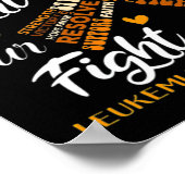 Poster Guerrier de sensibilisation Son combat est notre c (Coin)