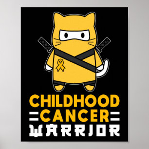 Poster Guerrier du cancer de l'enfance