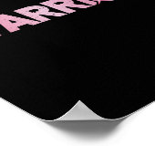 Poster Guerrier du cancer du sein Sensibilisation au canc (Coin)