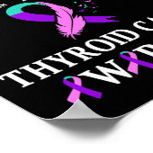 Poster Guerrier du cancer Je vais bien (Coin)