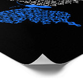 Poster Guerrier du syndrome de Cauda Equina (Coin)
